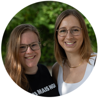 Juf Milou en Juf Birgit​